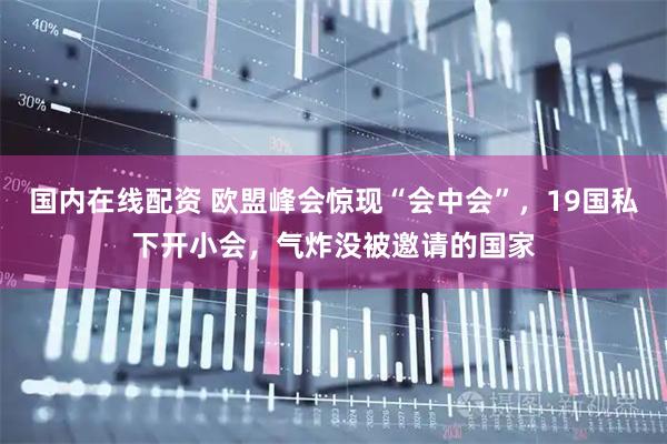 国内在线配资 欧盟峰会惊现“会中会”，19国私下开小会，气炸没被邀请的国家